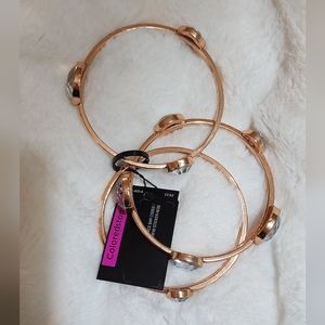 Gold plated bangles
